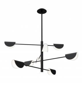 Lampa wisząca Mollis MOD126PL-08B Maytoni dekoracyjna oprawa w kolorze czarnym