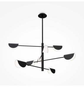 Lampa wisząca MOLLIS MOD126PL-08B oprawa w kolorze czarnym MAYTONI