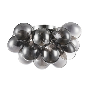 Lampa sufitowa BALBO MOD112-04-N oprawa w kolorze niklu z dymionymi kloszami MAYTONI