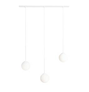 Lampa wisząca BOSSO 3 WHITE 1087E oprawa w kolorze białym ALDEX
