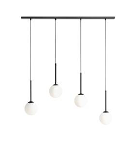 Lampa wisząca BOSSO 4 BLACK 1087L1 oprawa w kolorze czarnym ALDEX