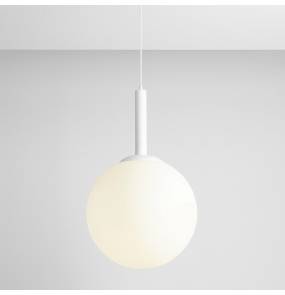 Lampa wisząca  BOSSO 1087XL 40cm Aldex biała oprawa w stylu nowoczesnym 