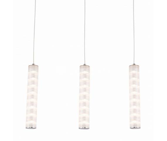 Lampa wisząca LIVAR P181603A Zuma Line potrójna srerna oprawa w stylu nowoczesnym