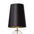 Lampa stołowa COCO 41092102 KASPA klasyczna oprawa stojąca o czarno-złotej barwie