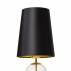 Lampa stołowa COCO 41092102 KASPA klasyczna oprawa stojąca o czarno-złotej barwie