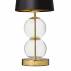 Lampa stołowa COCO 41092102 KASPA klasyczna oprawa stojąca o czarno-złotej barwie