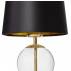 Lampa stołowa COCO 41092102 KASPA klasyczna oprawa stojąca o czarno-złotej barwie