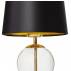 Lampa stołowa COCO 41092102 KASPA klasyczna oprawa stojąca o czarno-złotej barwie