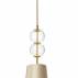 Lampa wisząca COCO S 11103107 KASPA klasyczna oprawa wisząca o szampańsko-złotej barwie