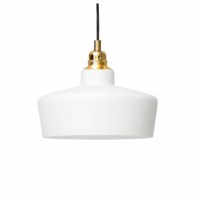 Lampa wisząca Longis White III 10880105 Kaspa oprawa w kolorze białym ze złotymi detalami