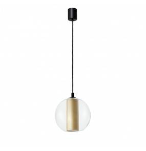 Lampa wisząca Merdia Black M 11095107 KASPA elegancka oprawa w kolorze szampańskim