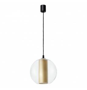 Lampa wisząca Merdia Black L 11098107 KASPA elegancka oprawa w kolorze szampańskim