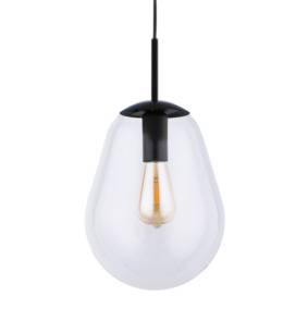 PEAR S lampa wisząca 7800 Nowodvorski Lighting nowoczesna oprawa w kolorze transparentnym z czarnym elementem