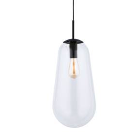 PEAR L lampa wisząca 7797 Nowodvorski Lighting nowoczesna oprawa w kolorze transparentnym z czarnym elementem