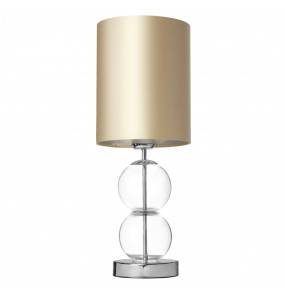 Lampa stojąca ZOE 41093107 KASPA szampańsko-srebrna lampka stołowa w stylu glamour