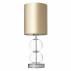 Lampa stojąca ZOE 41093107 KASPA szampańsko-srebrna lampka stołowa w stylu glamour