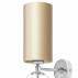 Kinkiet ZOE 21073107 KASPA szampańsko-srebrna lampa ścienna w stylu glamour