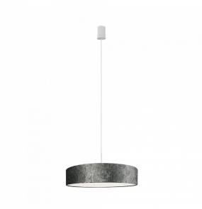 Lampa wisząca CROCO GRAY 65cm 8948 Nowodvorski Lighting szara okrągła oprawa w prostym stylu