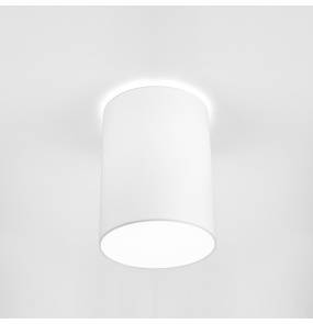 Plafon CAMERON 9685 30cm Nowodvorski Lighting oprawa z tkaniny w kolorze białym