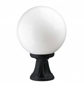 Lampa stojąca zewnętrzna Indura Globo 148H-G05X1A-02 IP65 Dopo klasyczna oprawa ogrodowa w kolorze czarnym