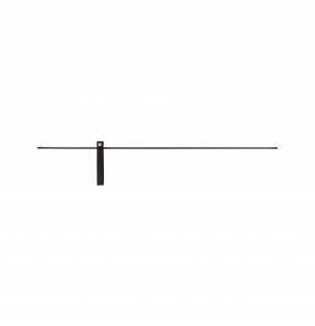 Kinkiet IMPULSE LED L 8117 Nowodvorski minimalistyczna oprawa ścienna w kolorze czarnym