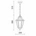 Indura Mini 6 lampa wiszaca zewnetrzna dopo rysunek