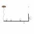 Lampa wisząca BIRDS  273648 SP5 Ideal Lux nowoczesna oprawa w kolorze czarnym