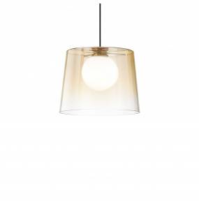 Lampa wisząca FADE 271316 SP1 Ideal Lux nowoczesna oprawa w kolorze bursztynowym