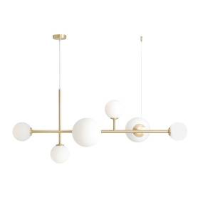 Lampa wisząca DIONE 6 BRASS 1092K40 oprawa w kolorze mosiądzu ALDEX