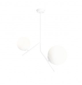 Lampa wisząca GALLIA 1095PL_H Aldex designerska oprawa zwieszana w kolorze białym