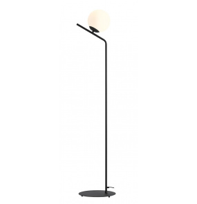 Lampa podłogowa GALLIA 1095A1 Aldex designerska oprawa w kolorze czarnym