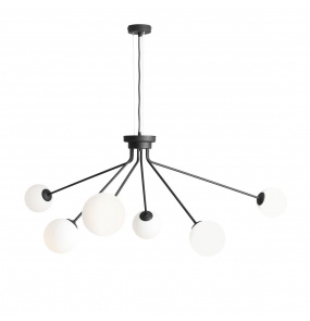 Lampa wisząca HOLM 1082K1 Aldex designerska oprawa zwieszana w kolorze czarnym