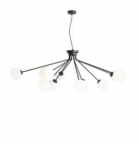 Lampa wisząca HOLM 1082M1 Aldex designerska oprawa zwieszana w kolorze czarnym