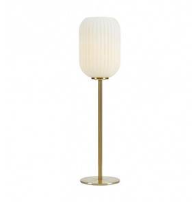 Lampa stołowa CAVA Table 1L Brushed Brass/White 108251 Markslojd oprawa w nowoczesnym stylu
