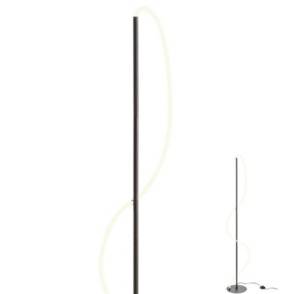 Lampa podłogowa CORRAL 01-2532 3000W Redo Group nowoczesna oprawa w kolorze czarnym z możliwością ściemniania