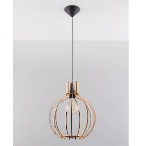 Lampa wisząca ARANCIA SL.0391 naturalne drewno Sollux Lighting