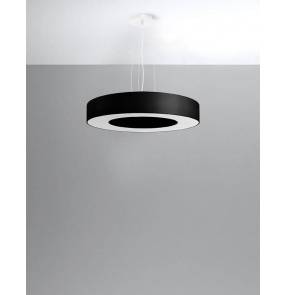 Żyrandol SATURNO SLIM 50 SL.0750 czarny Sollux Lighting