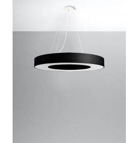 Żyrandol SATURNO SLIM 70 SL.0754 czarny Sollux Lighting