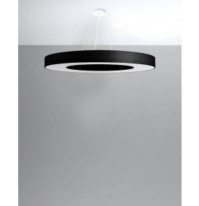 Żyrandol SATURNO SLIM 90 SL.0798 czarny Sollux Lighting