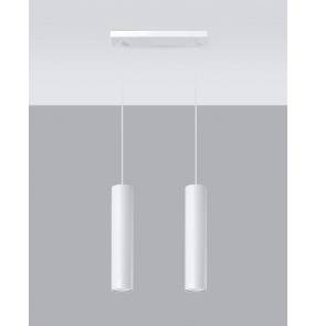 Lampa wisząca LAGOS 2 SL.0324 biała Sollux Lighting