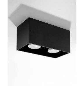 Lampa sufitowa QUAD MAXI SL.0381 czarna Sollux Lighting