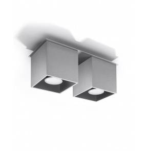 Lampa sufitowa QUAD 2 SL.0064 szara Sollux Lighting