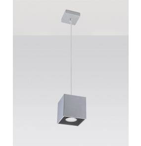 Lampa wisząca QUAD 1 SL.0061 szara Sollux Lighting