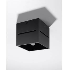 Lampa sufitowa LOBO SL.0207 czarna Sollux Lighting