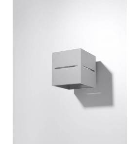 Lampa ścienna LOBO SL.0205 szara Sollux Lighting