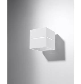 Lampa ścienna LOBO SL.0206 biała Sollux Lighting