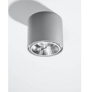 Lampa sufitowa TIUBE SL.0696 szara Sollux Lighting