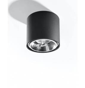 Lampa sufitowa TIUBE SL.0697 czarna Sollux Lighting