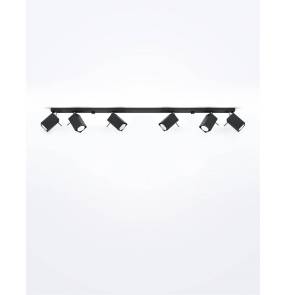 Lampa sufitowa MERIDA 6L SL.0460 czarna Sollux Lighting