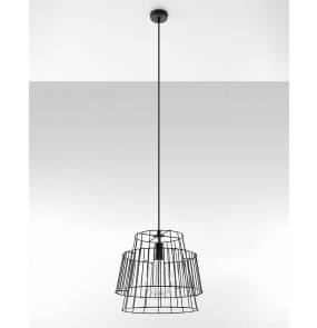 Lampa wisząca GATE SL.0663 czarna Sollux Lighting